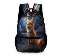 WECECE Fox Backpack Kids Class 1-6 Stylish Lightweight Animal Rucksack Spacious Casual/Picnic/School Bag/Backpack for Children Boys And Girls