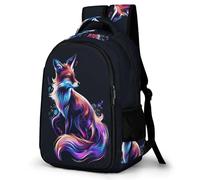 WECECE Fox Rucksack Kids Ages 11-15 Animal Fox Rucksack Students Primary to Secondary Trendy Backpack for Kids and Teens Birthday Gift Spring Outing Autumn Trip Daily Use