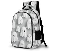 WECECE Ghost School Backpack, 3D Printed Backpacks, School Bags Gothic Style Back Pack Casual Travel Rucksack Girls Large Capacity Daypack