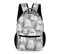 WECECE Ghost School Backpack Primary for Boys and Girls 10-13 Years Gothic Style Rucksack Years 1-2 Kids Lightweight Durable Bookbag Books Stationery Bottle Autumn Trip Daily Use
