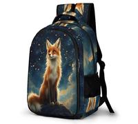 WECECE Girls Back Pack Kids Fox Backpack School Bags for Boys Kids Rucksack Animal Fox Primary Backpack