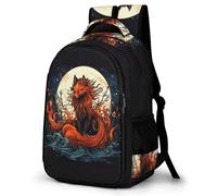 WECECE Girls Back Pack Kids Fox Backpack School Bags for Boys Kids Rucksack Moon Animal Primary Backpack
