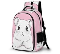 WECECE Guinea Pig Daypack Students Age 12 Kawaii Animal School Backpack Boys Primary to Secondary Fashion School Bag Bookbag for Teens 13.3 Inch Laptop Rucksack Travel
