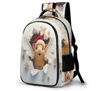 WECECE Guinea Pig Rucksack Boys 12-16 Year Olds Cute Dutch Pig Daypack Kids Secondary School Lightweight Backpack for Teens 11.6 Inch Laptop Backpack Back to School Gift
