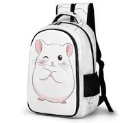 WECECE Guinea Pig School Bag Lightweight Students 12 Year Olds Cute Dutch Pig Bookbag Boys Primary School Rucksack for Students 13.3 Inch Laptop Rucksack Spring Outing
