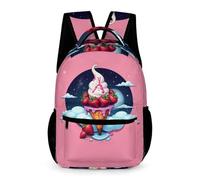 WECECE Ice Cream Design School Bag Children for Boys Age 11 Food Theme Daypack for Girls Year 6 Durable Daily Rucksack Books Stationery Bottle Travel Outdoor Daily Use