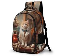 WECECE Kawaii Girls Backpack Animal Kitten for Kids School Bag Cat Print Childrens Backpacks for Boys,Bookbag Animal Kitten Rucksack