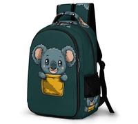 WECECE Kawaii Koala Backpack Boys Ages 8-11 Animal Theme Bookbag Girls Junior School Lightweight School Bag for Kids and Teens Autumn Trip Hiking Day Trips Birthday Gift