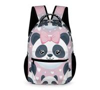 WECECE Kawaii Panda Backpack Kids and Teens Age 7 Primary Kids Animal Panda Daypack Year 2 Students Everyday School Bag Rucksack 43x32x15cm for Day Trips Travel Books Notebooks