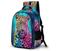 WECECE Kids Back Pack Cheetah, School Backpack, Boys Girls Primary School Bag, Rucksack Animal Leopard, Casual Daypack, Book Bag for Campus Sports Outdoor Travel