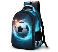 WECECE Kids Back Pack Football, School Backpack, Boys Girls Primary School Bag, Rucksack Soccer, Casual Daypack, Book Bag for Campus Sports Outdoor Travel
