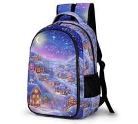WECECE Kids Back Pack Snowy Scenery, School Backpack, Boys Girls Primary School Bag, Rucksack Landscapes, Casual Daypack, Book Bag for Campus Sports Outdoor Travel