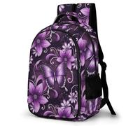 WECECE Kids Backpack Butterflies, Lightweight Cute Backpack for Girls Age 8-15, School Bag with Butterfly, Cute Children Rucksack for School Travel
