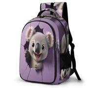 WECECE Kids Backpack Cute Koala Girls School Bag Animal Koala Back Pack for Girls 7 8 9 10 12 Years Old Children's Backpacks Large Travel Bookbag