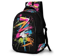 WECECE Kids Backpack Girls Boys, Cute School Bag Graffiti Rucksack for Primary/Elementary School Bookbag with Colourful