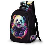 WECECE Kids Backpack Girls Boys, Cute School Bag Panda Rucksack for Primary/Elementary School Bookbag with Cute Animal