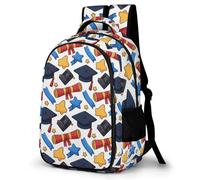 WECECE Kids Backpack, Lightweight Graduation Backpack for Girls Age 7-12, Primary Cute School Bag with Graduation Season, Fits A4 Books