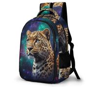WECECE Kids Cheetah Pattern School Backpack for Boys Girls 11-16 Years Animal Rucksack, 11.6 Inch Laptop Rucksack for Year 5-9 and Travel Hiking and Day Trips