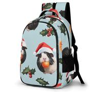 WECECE Kids Cute Dutch Pig Backpack Age 8-14, Boys 15.6 Inch Laptop School Bag, Girls Guinea Pig School Backpack for Secondary Years, Cool Durable for Daily Use Travel and Hiking