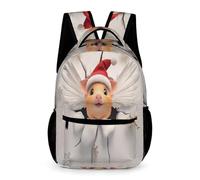 WECECE Kids Cute Guinea Pig School Bag Age 9 for Boys and Girls Dutch Pig Backpack Year 3 Lightweight with Side Pockets Rucksack Books Stationery Bottle Outdoor Day Trips