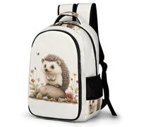 WECECE Kids Cute Hedgehog School Backpack, Student Boogbag, Lightweight Durable Kawaii Animal Rucksack for Boys Girls Teenagers, Daypack for Travel, Days Out, Laptops