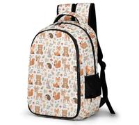WECECE Kids Cute Little Animals Rucksack 8-13 Year Olds, Girls School Bag Boys Animals Daypack Lightweight Stylish for Year 7-10 and Outdoor Travel Spring Trip