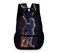 WECECE Kids for Boys and Girls Cheetah Daypack Age 13 Animal Leopard Bookbag Primary School Year 1 Lightweight Durable Rucksack Books Bottle Umbrella Travel Outdoor Daily Use