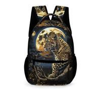 WECECE Kids for Boys Cheetah Design Backpack Age 6 Leopard Animal Bookbag for Girls Primary School Year 3 Durable Daily Rucksack Daily Items Bottle Outdoor Day Trips