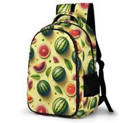 WECECE Kids Fruit School Backpack, Student Boogbag, Lightweight Durable Watermelon Design Rucksack for Boys Girls Teenagers, Daypack for Travel, Days Out, Laptops