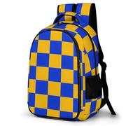WECECE Kids Geometric Shapes Rucksack Age 10-16 Boys Daypack Girls Checkerboard Back pack for Primary School, Lightweight and Durable for Daily Use Travel and Hiking