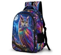 WECECE Kids Owl School Backpack 7-11 Years with Age 13 Girls Daypack Boys Bird Theme Back pack Trendy Durable for Primary to Secondary and Birthday Gift and Back to School