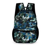 WECECE Kids School Bags Camouflage Rucksack Boys Cute Camo Backpack Children Girls Waterproof Polyester Lightweight School Bag for Youth Children