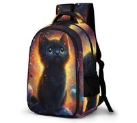 WECECE Kitten Motif Rucksack Children 8-12 Year Olds Animal Cat Pattern School Bag Teens School Years 5-9 Cool Backpack for Teens 13.3 Inch Laptop Rucksack Birthday Gift