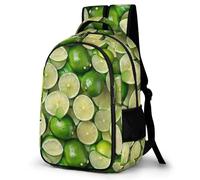 WECECE Lemons Pattern Backpack, Lightweight Casual Rucksack Fruit for Women Girls Cute School Bag for Kids Teens Boys Travel