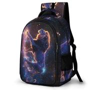 WECECE Lion Motif Rucksack Fashion School Bag Children 7-11 Year Olds Animal Lion School Backpack Teens Year 6 Daypack for Students 11.6 Inch Laptop Backpack Autumn Trip