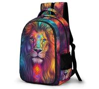 WECECE Lion Print Daypack Kids Ages 8-11 Animal Pattern School Backpack Students School Years 5-9 Lightweight Rucksack for Teens 11.6 Inch Laptop Backpack Birthday Gift