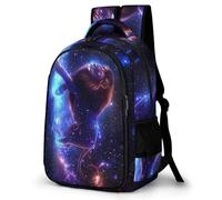 WECECE Lion Print School Backpack Boys Ages 8-11 Animal Pattern Rucksack Girls Year 3-5 Stylish Book Bag for Kids and Teens Day Trips Spring Outing Autumn Trip Daily Use