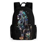 WECECE Lions Kids Backpack Lion Animal King School Bag for Boys Girls 10 Years Old Travel Daypack Satchel 1-Rucksack Primary