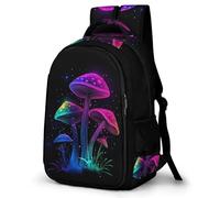 WECECE Mushroom Book Bag Children Age 12 Plant Theme Bookbag Teens Year 8 Fashion Backpack School Backpack for Kids and Teens Outdoor Spring Outing Autumn Trip Daily Use