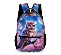 WECECE Owl School Backpack Kindergarten Primary Kids Primary for Boys 9-13 Years Bird Theme School Bag for Girls Years 2-5 Lightweight Durable Daypack Daily Items Travel Outdoor Daily Use