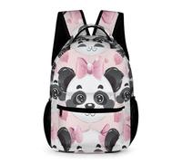WECECE Panda School Bag Children Ages 7-11 Years Primary Kids Animal Panda Backpack Year 2-6 Students Practical Rucksack Daypack 43x32x15cm for Back to School Gift Books Notebooks