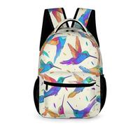 WECECE School Backpack Boy, Causal Travel School Bags Bird Print Backpack for Girls Lightweight Rucksack Water Resistant Bookbag Boys Daypack