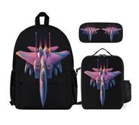 WECECE School Bag Football with Pencil Case and Lunch Bag Soccer for Teens Age 11 Year 6, Everyday Carry Collection for Secondary Lessons Holidays and Activities