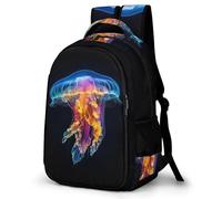 WECECE School Bags for Girls with Jellyfish, Kids Backpack Marine Life Pattern Rucksack Primary School, Lightweight Schoolbag for 8-10 Years Old