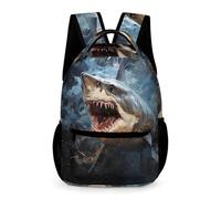 WECECE School Shark Backpack for Boys & Girls, School Bag Shark Rucksack Lightweight, Durable Travel Or Sports Bags for Kids Gift Back Pack