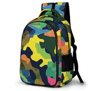 WECECE Schoolbags For Boys Girls,Aesthetic Back to School Backpack with Camouflage Rucksack Lightweight Travel Back Pack for Teenage Primary Secondary School Girls