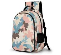 WECECE Schoolbags For Boys Girls,Aesthetic Back to School Backpack with Camouflage Rucksack Lightweight Travel Back Pack for Teenage Primary Secondary School Girls