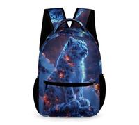 WECECE Snow Leopard Print Kids School Backpack for Boys Girls Elementary/Middle School Student Animal Print Book Bag Travel Rucksack Lightweight for Teenage