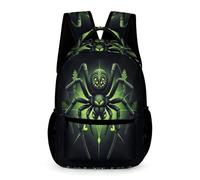 WECECE Spider 3D Print Rucksack Kids for Boys Age 11 Cyberpunk Style School Bag for Girls Year 3 Primary Kids Lightweight Bookbag Books Water Bottle Class Daily Use