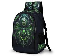 WECECE Spider Design Backpack School Bag Travel Daypack Cyberpunk Style Rucksack for Students Boys Girls, Laptop Backpack